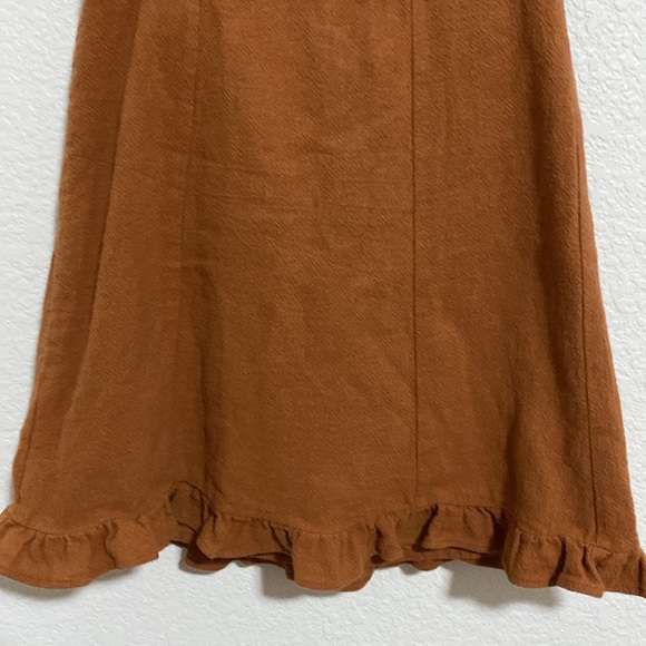 Free People Boho Style Strapless Rust Top XS - Picture 3 of 9